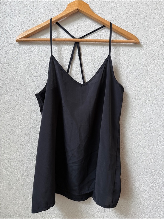 Hollister Tops - Hollister Spaghetti Strap Blouse Black size Medium